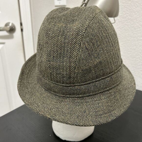 Pendleton Vintage 100% Wool Tweed Brimmed Fedora Bucket Hat- USA Medium - Picture 4 of 14